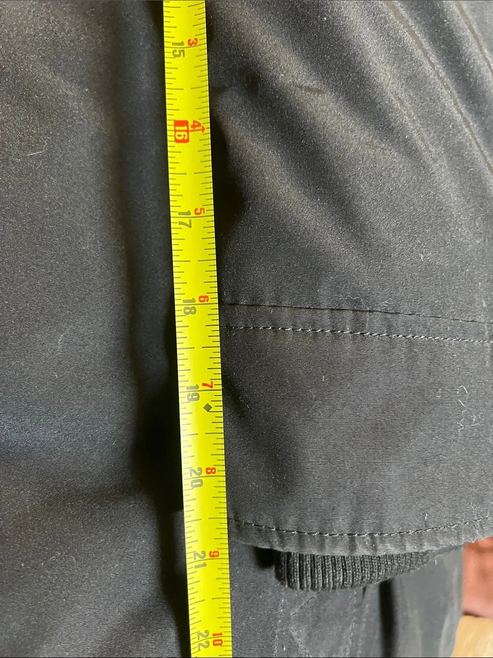 GAP Black Hooded Puffer Coat